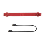 JBL CHARGE 6 Waterproof Portable Speaker Bundle with gSport Carbon Fiber Case (Red)