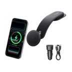 Anker Nano Wireless Car Charger (Magnetic, Detachable Pad) and Anker 140W 2-in-1 USB-C to USB-C Cable