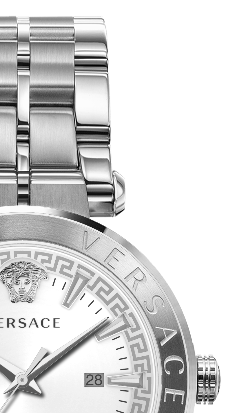 Versace Men's Watch Aion 44mm White Silver