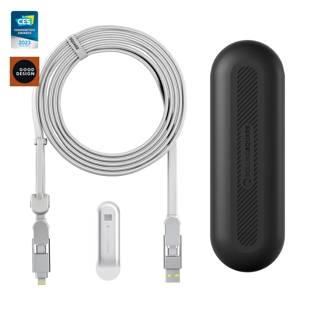 inCharge® XL 3m / 10ft - 100W, 6in1 ultra long cable