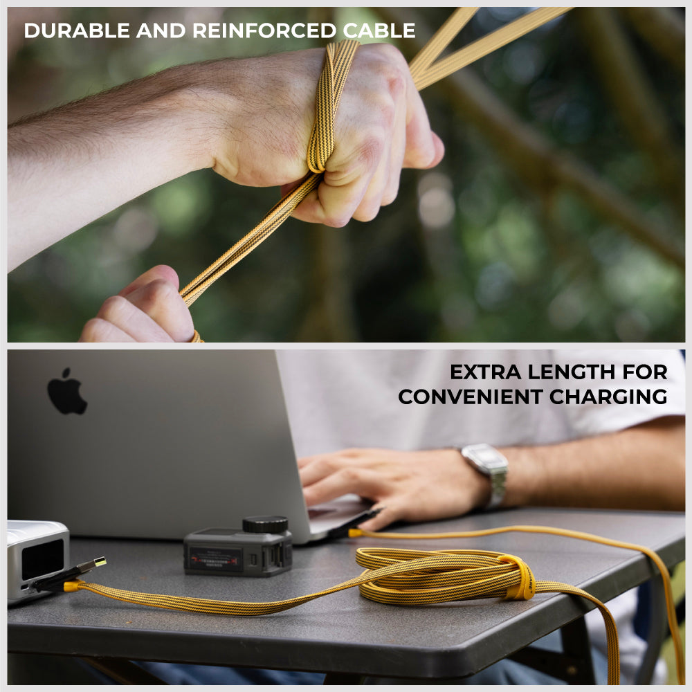 inCharge® XL 3m / 10ft - 100W, 6in1 ultra long cable