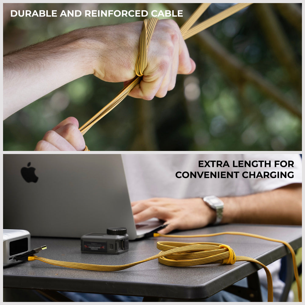 inCharge® XL 3m / 10ft - 100W, 6in1 ultra long cable