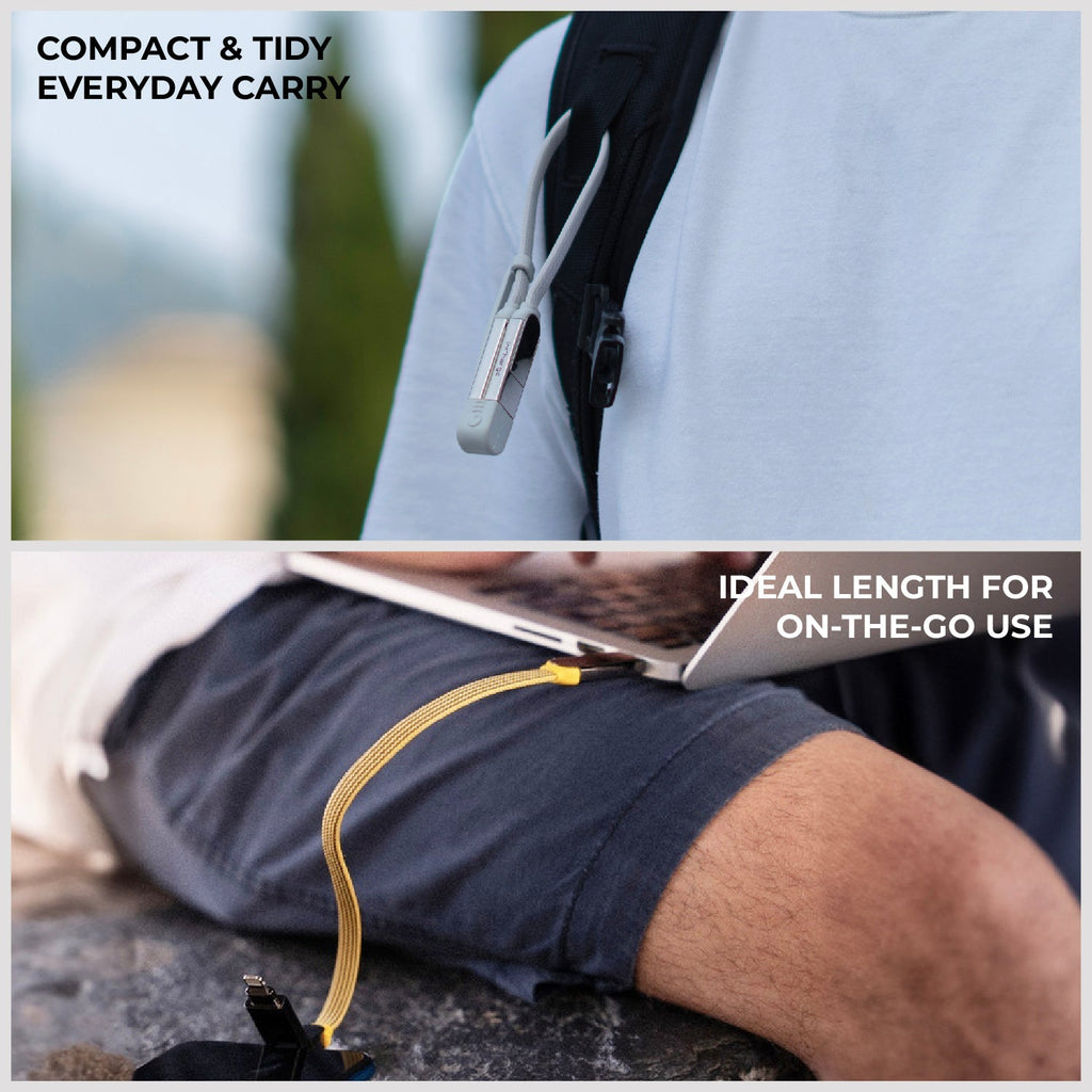 inCharge® XL 30cm / 1ft - 100W, 6in1 travel cable