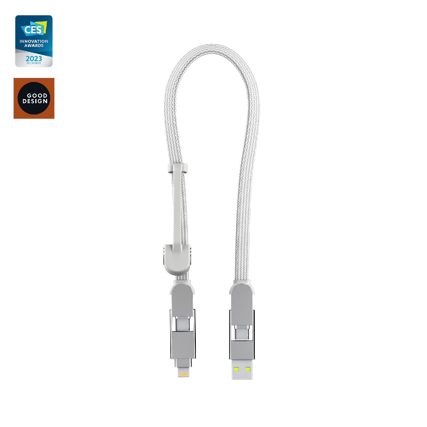 inCharge® XL 30cm / 1ft - 100W, 6in1 travel cable