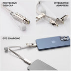 inCharge® XL 30cm / 1ft - 100W, 6in1 travel cable