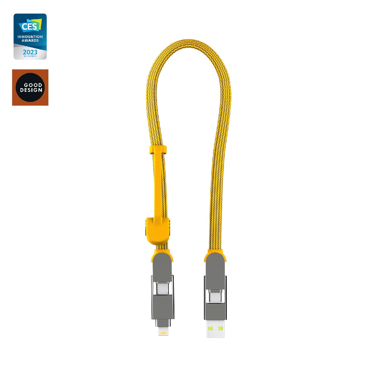 inCharge® XL 30cm / 1ft - 100W, 6in1 travel cable