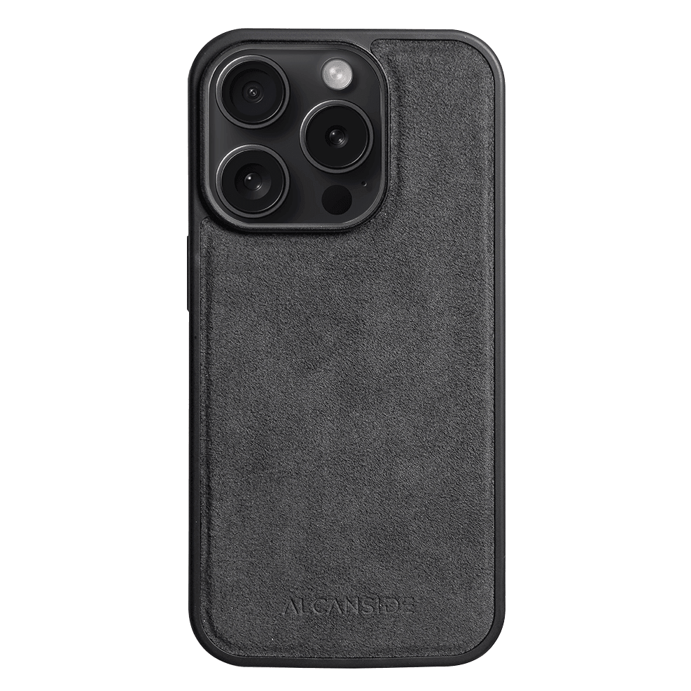 iPhone 12 & 12 Pro - Alcantara Back Cover - Space Grey