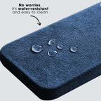 iPhone 13 - Alcantara Case - Ocean blue