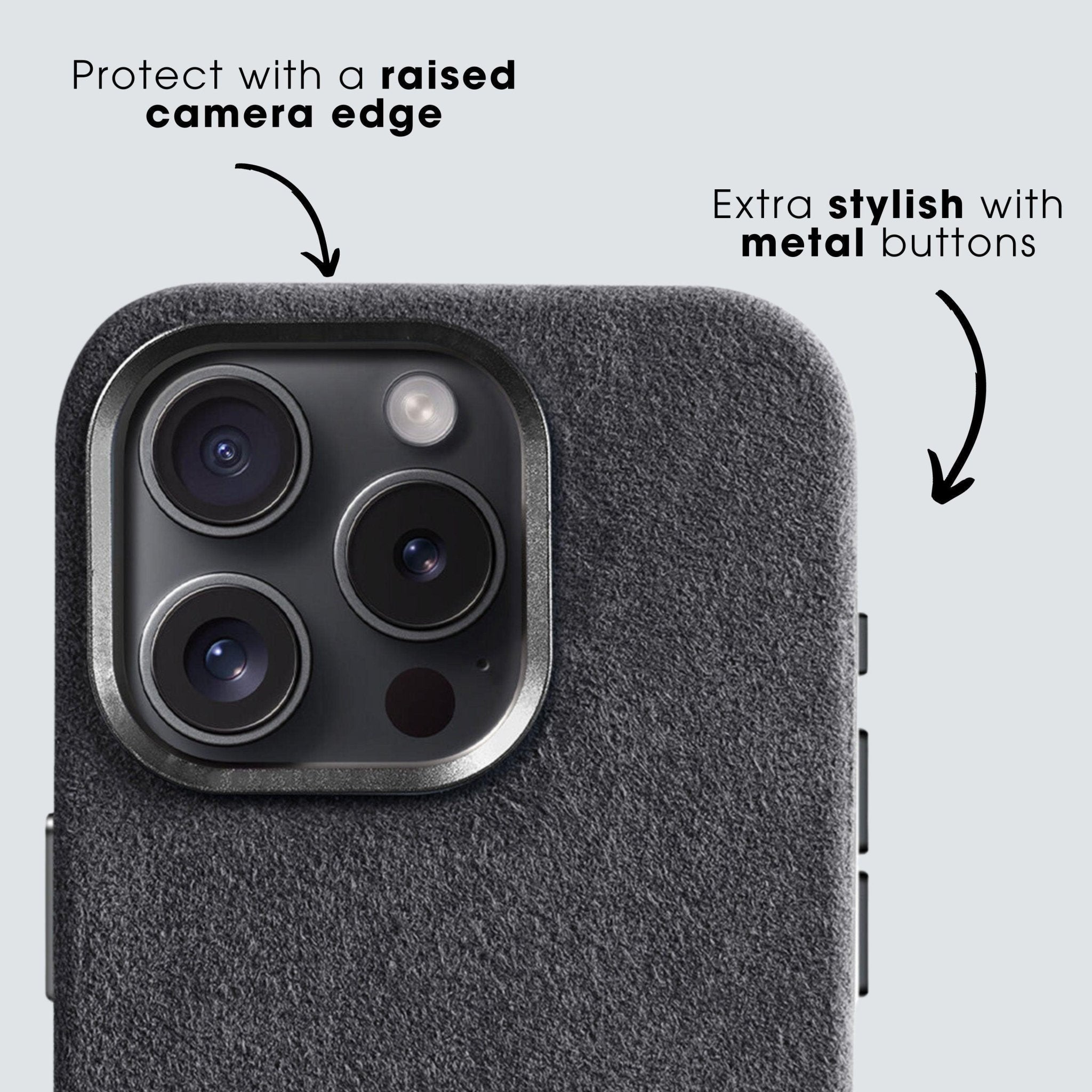 iPhone 13 Mini - Alcantara Case - Space Grey