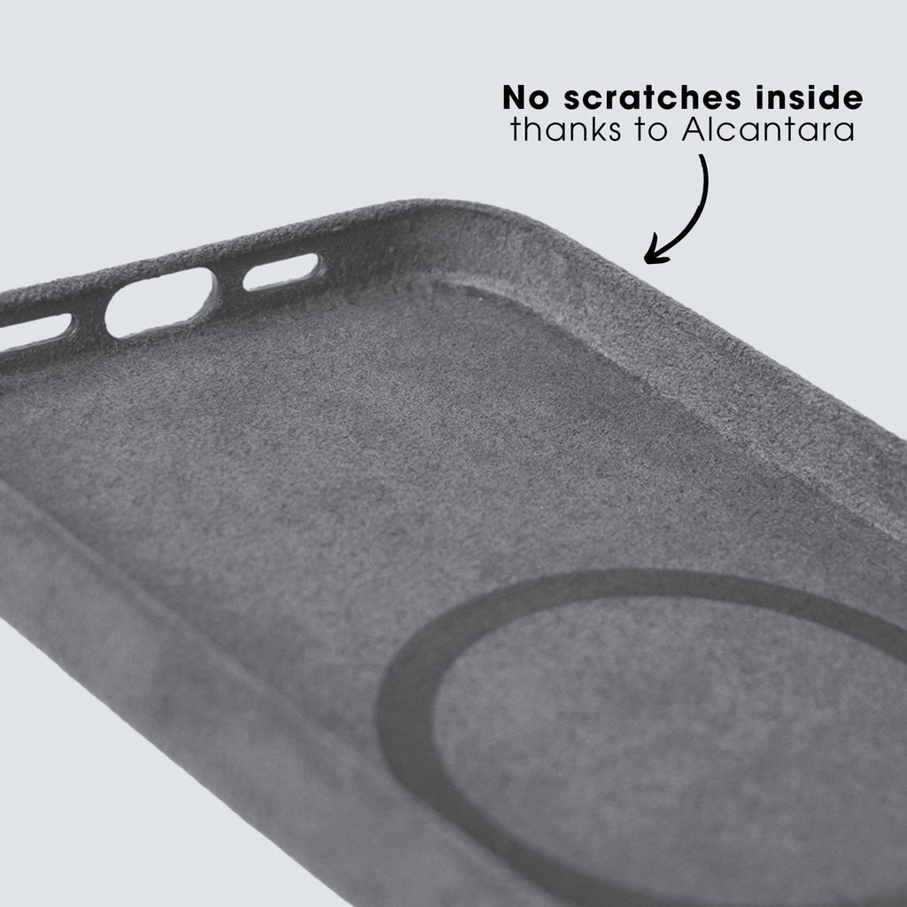 iPhone 13 Pro - Alcantara Case - Nardo Gray