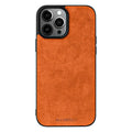 iPhone 13 Pro Max - Alcantara Back Cover - Orange