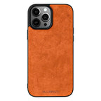 iPhone 13 Pro Max - Alcantara Back Cover - Orange
