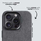 iPhone 13 Pro Max - Alcantara Case - Nardo Gray