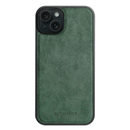 iPhone 14 - Alcantara Back Cover - Midnight Green