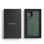 iPhone 14 - Alcantara Back Cover - Midnight Green