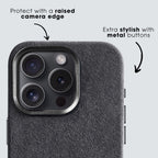 iPhone 14 Pro - Alcantara Case - space grey