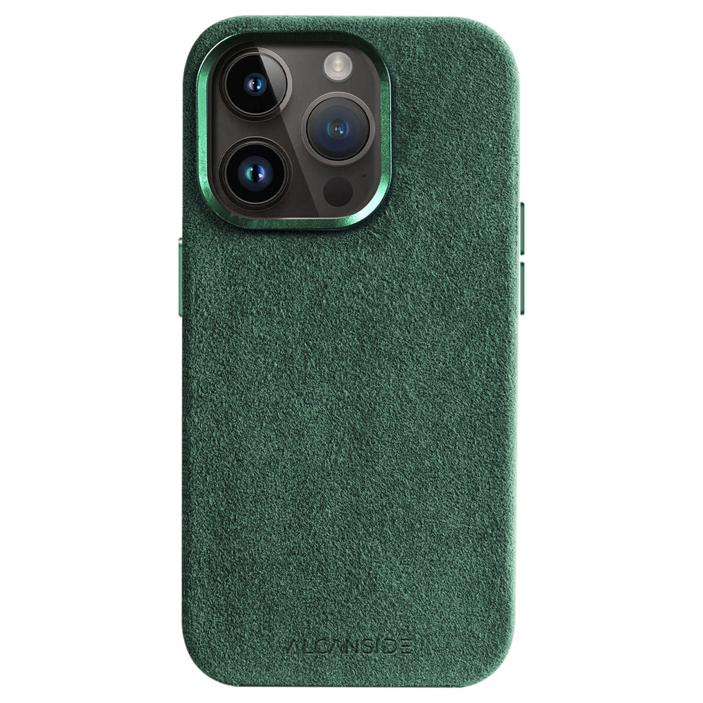 iPhone 14 Pro Max - Alcantara Case- Midnight Green