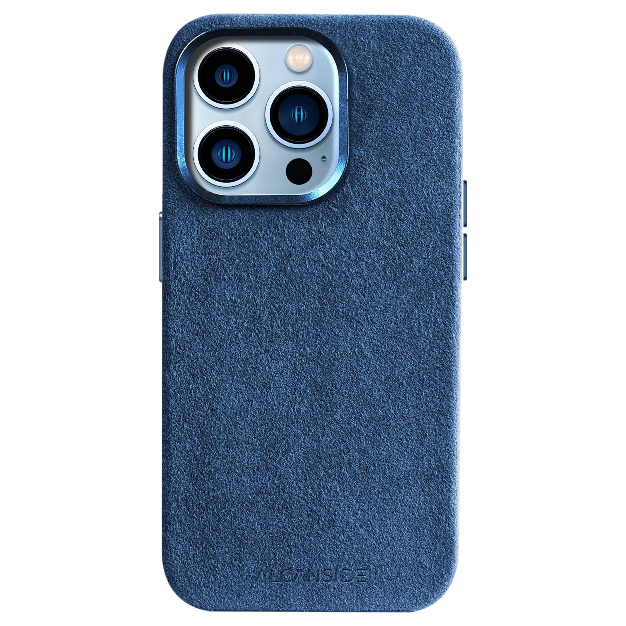 iPhone 14 Pro Max - Alcantara Case - Ocean blue
