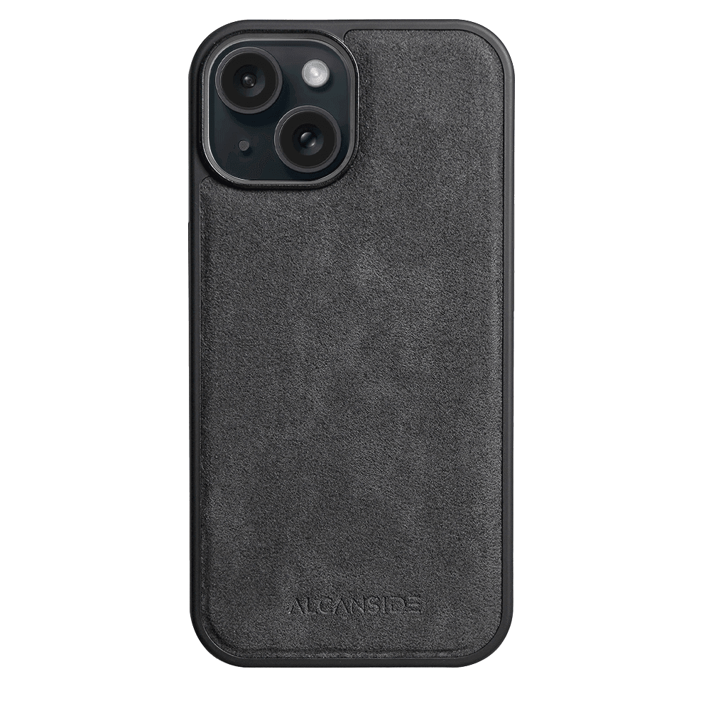 iPhone 15 - Alcantara Back Cover - Space Grey