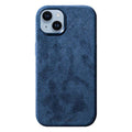 iPhone 15 Plus - Alcantara Case - Ocean blue