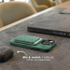 iPhone 15 Pro - Alcantara Case- Midnight Green