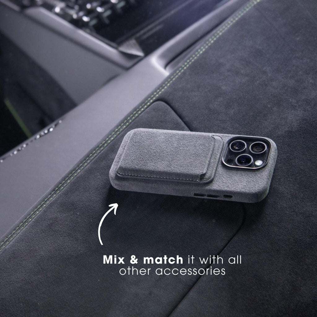 iPhone 15 Pro - Alcantara Case - Nardo Gray