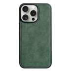 iPhone 15 Pro Max - Alcantara Back Cover - Midnight Green