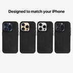 iPhone 15 Pro Max - Alcantara Case - Deep Black