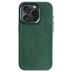 iPhone 15 Pro Max - Alcantara Case- Midnight Green