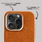 iPhone 15 Pro Max - Alcantara Case - Orange