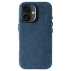 iPhone 16 - Alcantara Case - Ocean blue