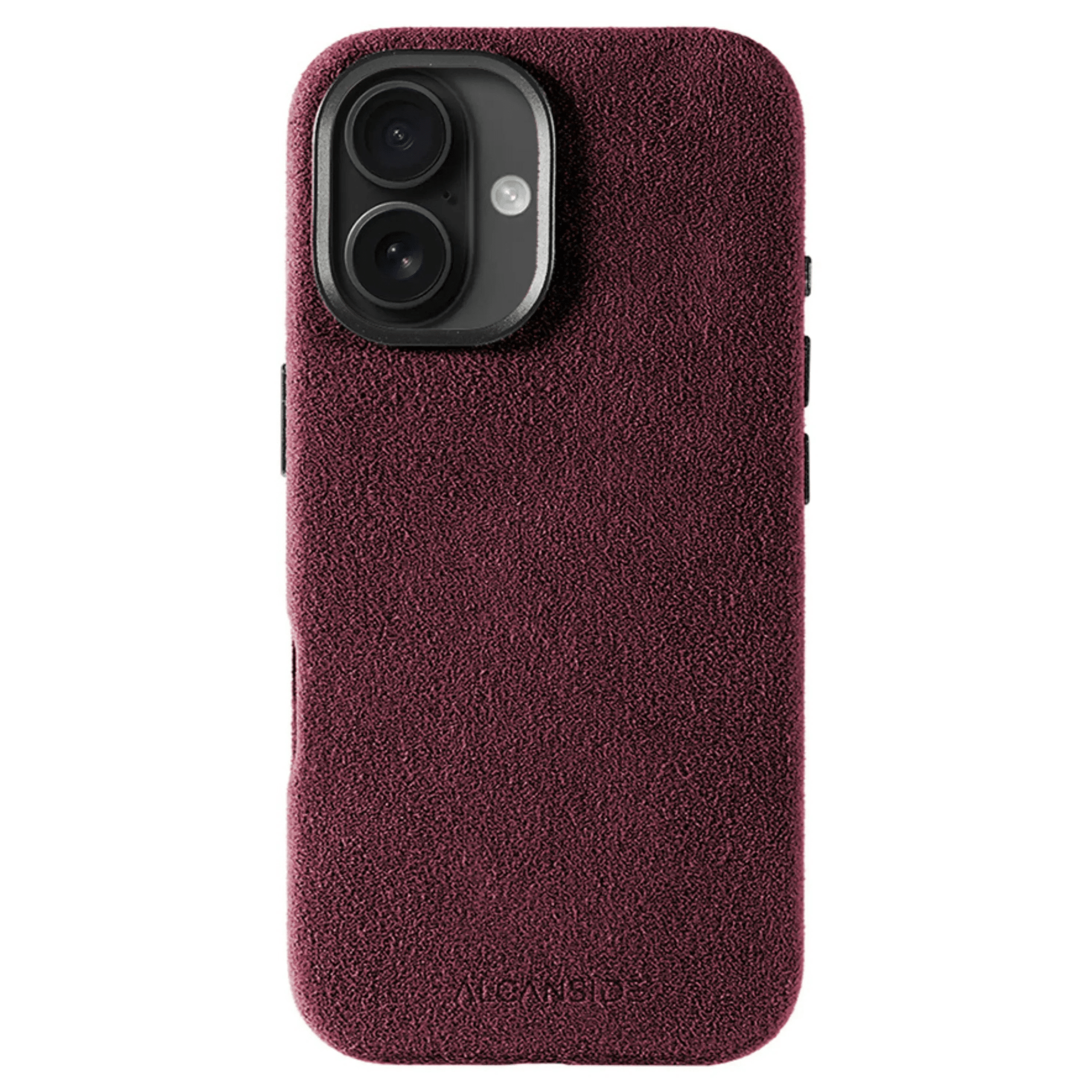 iPhone 16 - Alcantara Case - Wine Red