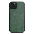 iPhone 15 - Alcantara Back Cover - Midnight Green