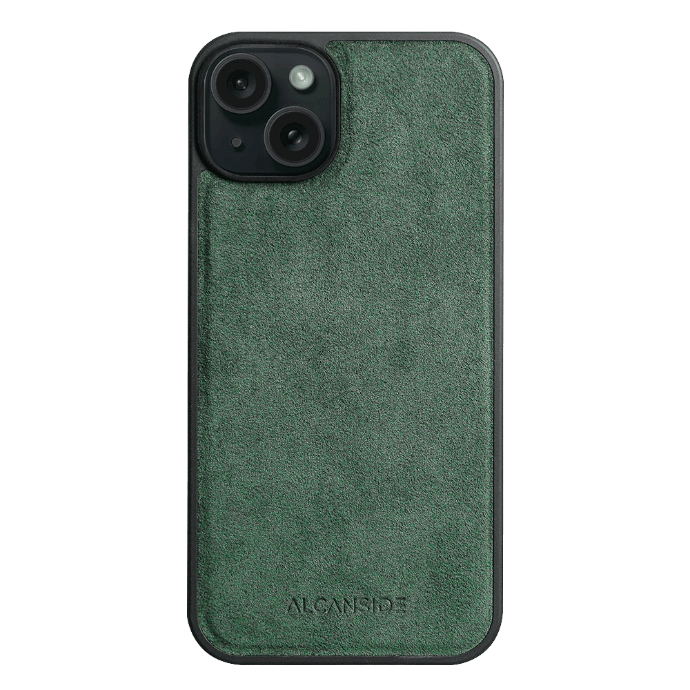 iPhone 16 Plus - Alcantara Back Cover - Midnight Green