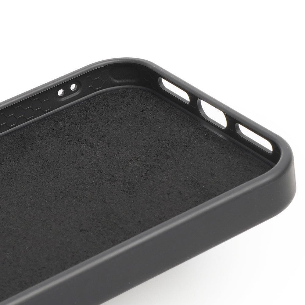 iPhone 15 - Alcantara Back Cover - Midnight Green