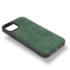 iPhone 15 - Alcantara Back Cover - Midnight Green