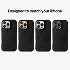 iPhone 16 Pro - Alcantara Case - Deep Black