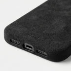 iPhone 16 Pro - Alcantara Case - Deep Black