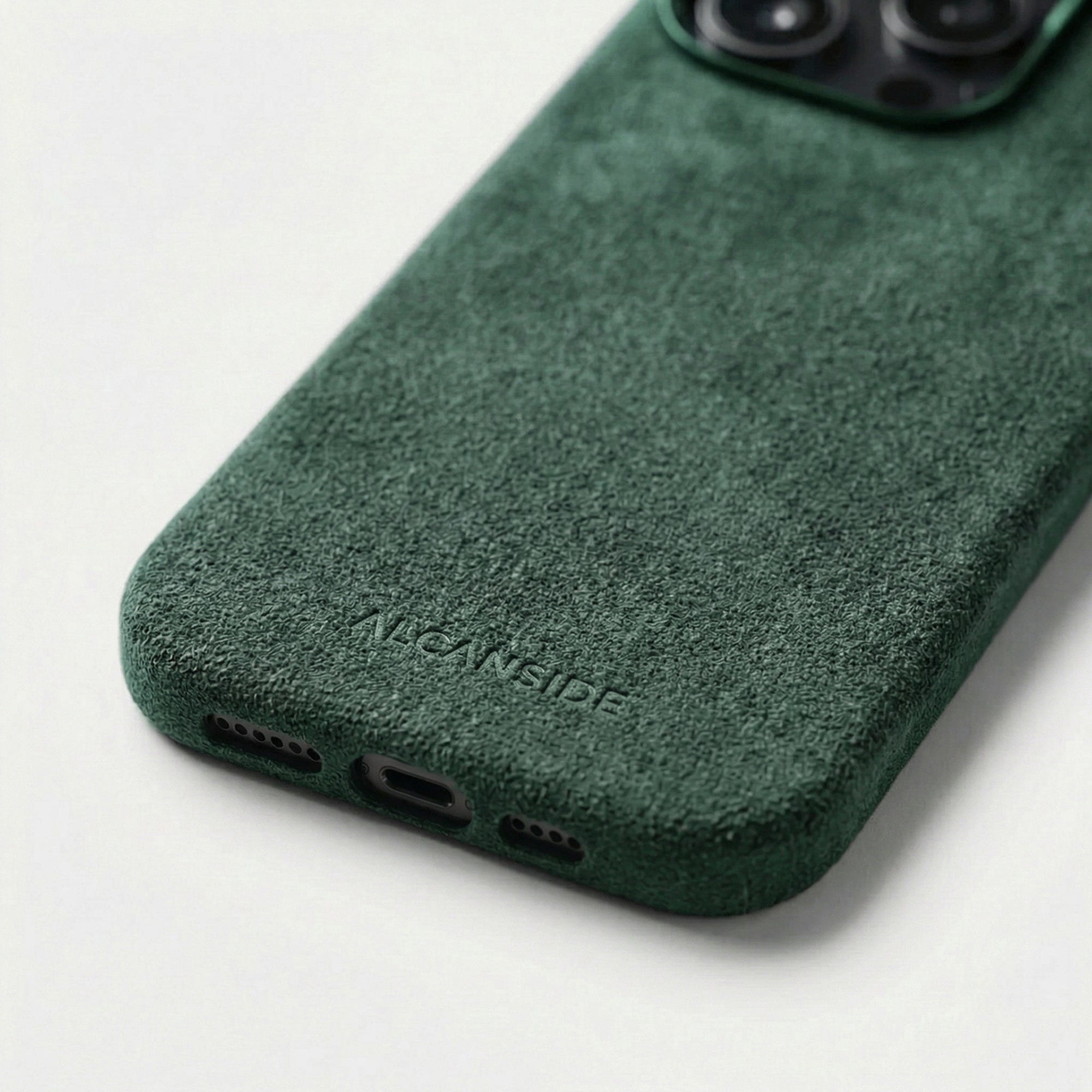 iPhone 16 Pro Max - Alcantara Case- Midnight Green