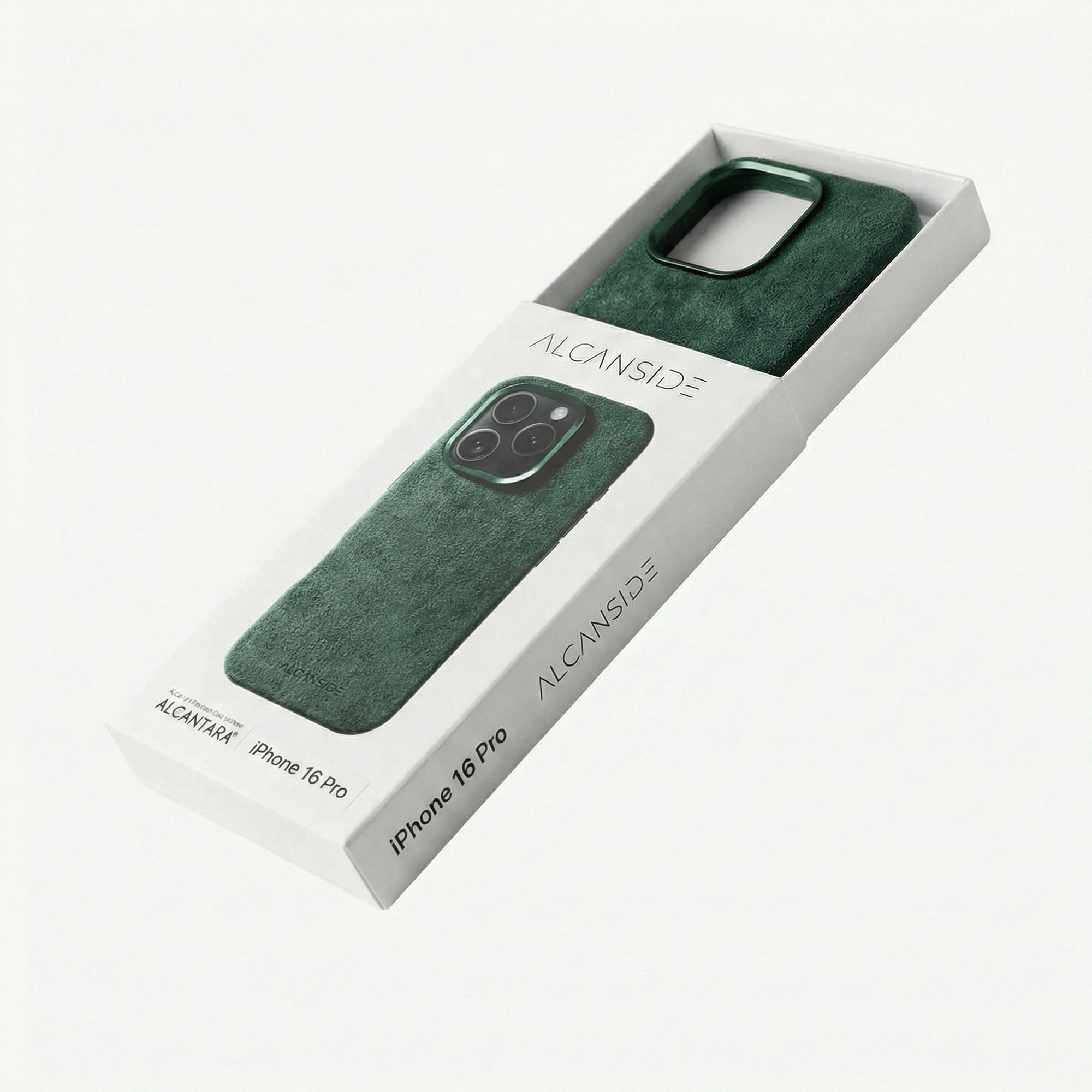 iPhone 16 Pro - Alcantara Case- Midnight Green