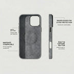 iPhone 16 Pro Max - Alcantara Case - Nardo Gray