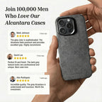 iPhone 16 Pro Max - Alcantara Case - Nardo Gray