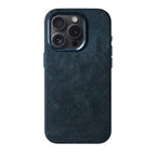 iPhone 15 Pro - Alcantara Case - Navy Blue
