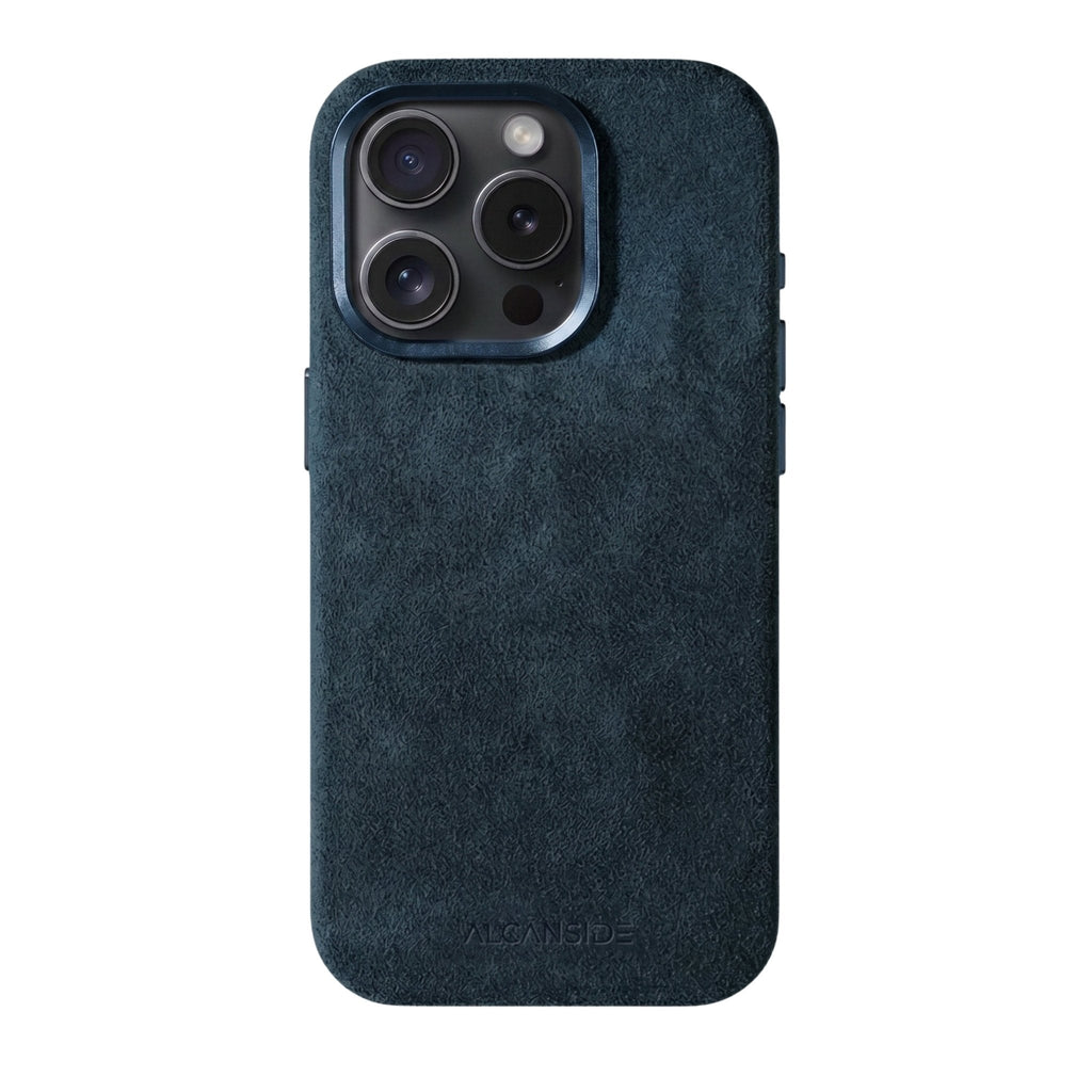 iPhone 16 Pro - Alcantara Case - Navy Blue