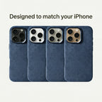 iPhone 16 Pro - Alcantara Case - Ocean blue