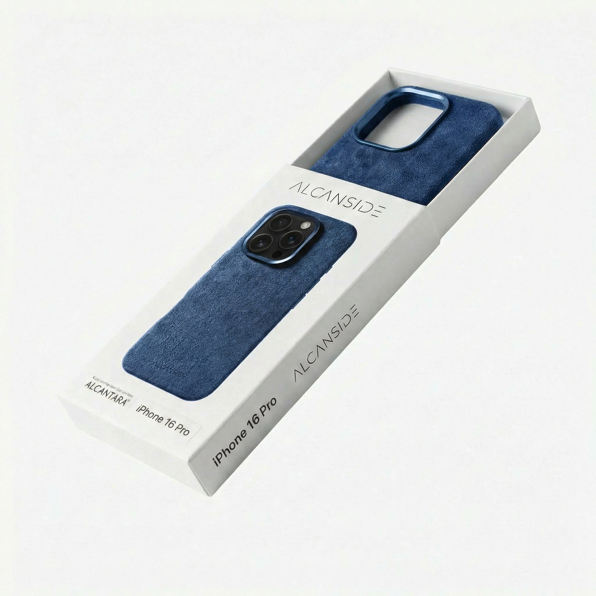 iPhone 16 Pro - Alcantara Case - Ocean blue