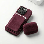 iPhone 16 Pro Max - Alcantara Case - Wine Red