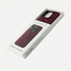 iPhone 16 Pro - Alcantara Case - Wine Red