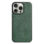 iPhone 15 Pro - Alcantara Back Cover - Midnight Green