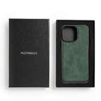 iPhone 16 Pro - Alcantara Back Cover - Midnight Green